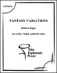 Fantasy Variations Flute, Tuba and Piano P.O.D. cover